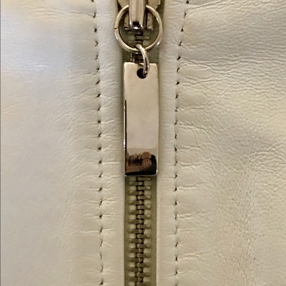 DKNY Quality White leather miniskirt fully lined! Perfect for every season. - Picture 3 of 3